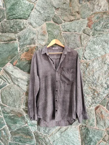 Camiseta Manga Longa Jeangeneration Cinza G