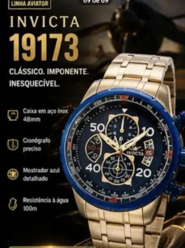 INVICTA ORIGINAL DIRETAMENTE DO E.U.A NÃO TRABALHO COM REPLICA 