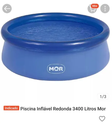 Vendo essa piscina MOR nova,montada apenas uma vez!