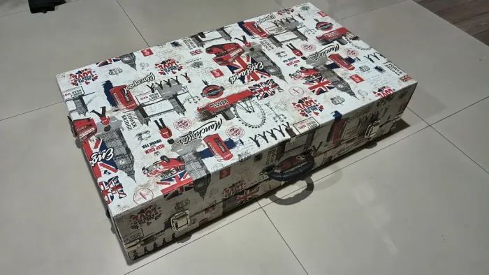 Hard case para mesa de som extra grande pedalboard e controladora 80 x 50 x 15 