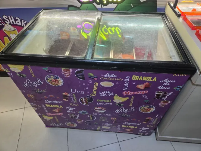 Freezer Expositor Tampa de Vidro