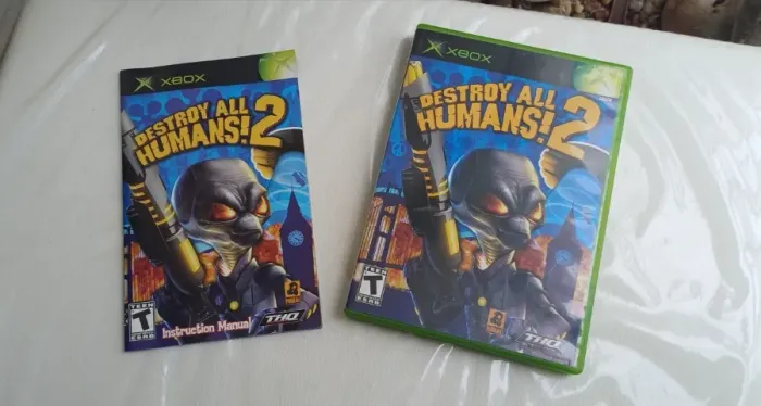 Jogo Jogo Destroy All Humans 2 Xbox Classico Cib Excelente