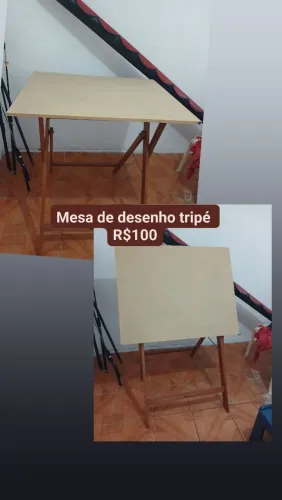 Mesa de desenho profissional dobrável