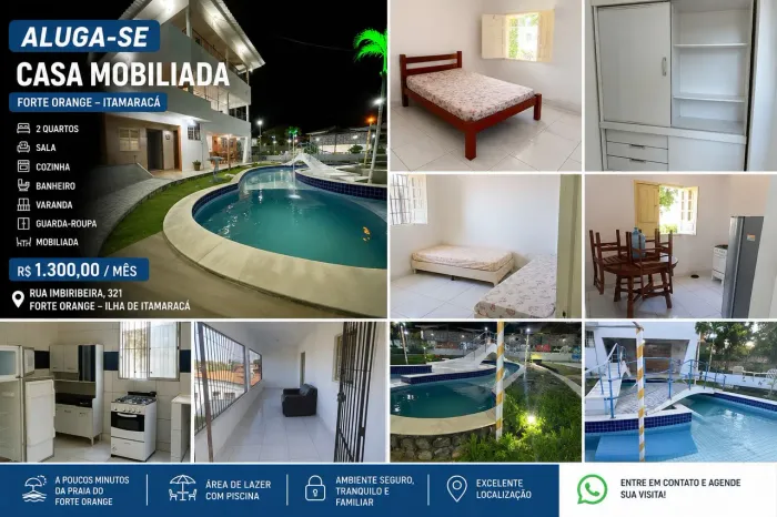 Alugo casa em itamaraca