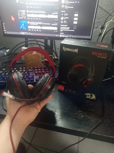 HEADSET GAMER REDRAGON MINOS 7.1 USADO