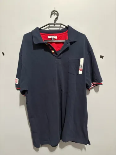 Camisa Polo U.S. Polo Assn. Azul-Marinho Tamanho XL