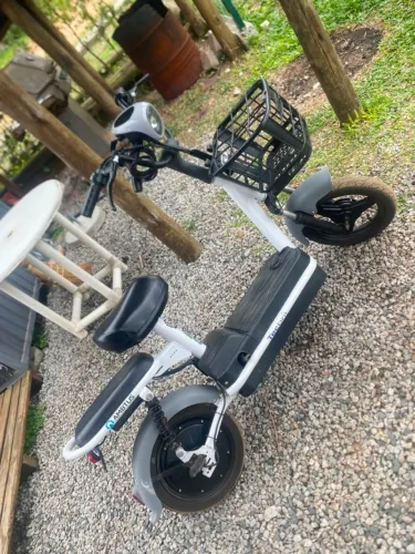Bicicleta Elétrica Ambitus - Baterias Novas + Alarme + Carregador