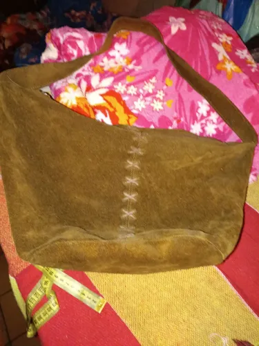 Bolsa de couro legítimo linda