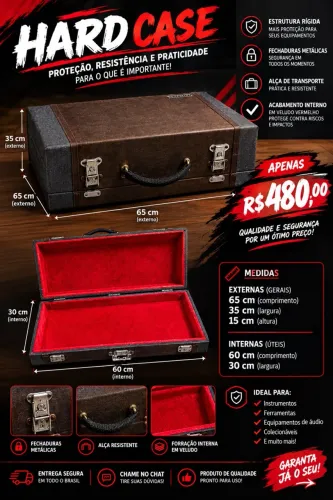 HARD CASE: PEDALBOARD, PEDAIS E PEDALEIRA