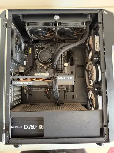 KIT GAMER Ryzen 5 5600X + RTX 3060 12GB + B550M + 32GB 3600MHz RGB + Fonte 600W