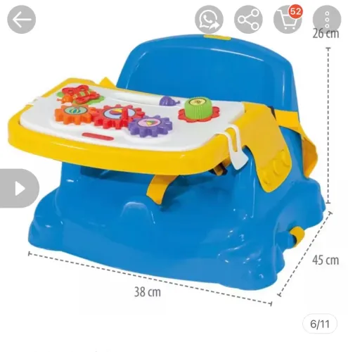 Cadeirinha de alimentação