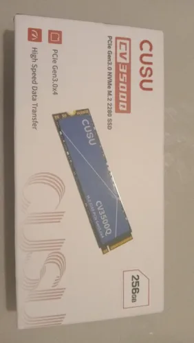 NVMe Ssd 256gb geração 3 Cusu novo lacrado com garantia
