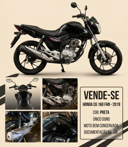HONDA CG 160 FAN 2019