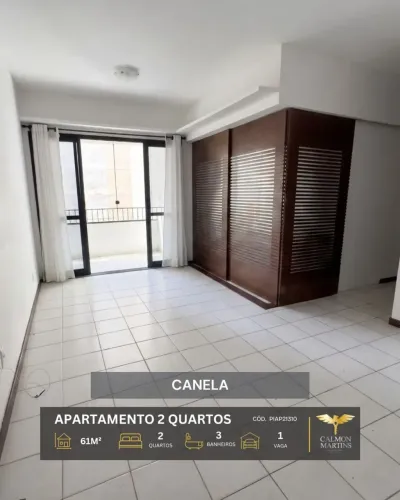 Imóvel para venda com 61 metros quadrados com 2 quartos em Canela - Salvador - BA