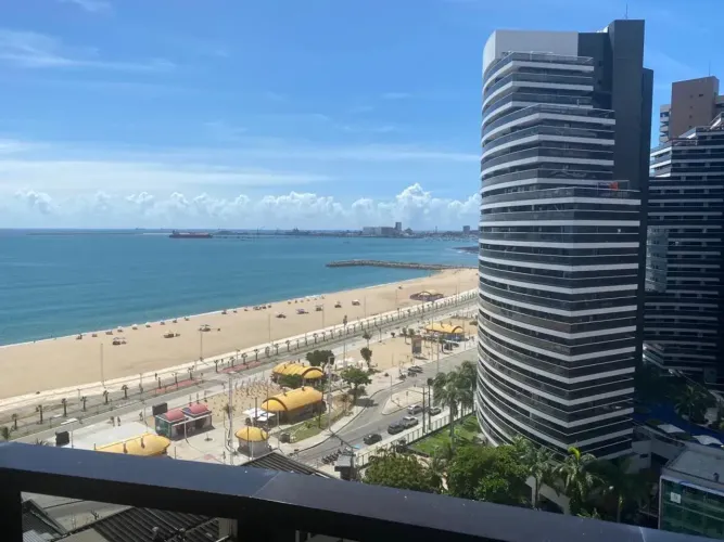 Vista Mar no Meireles | Apartamento Mobiliado com Serviços de Hotelaria