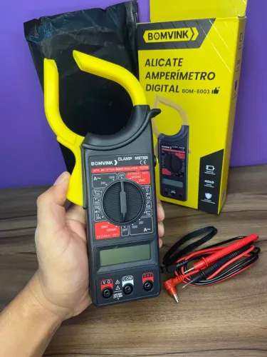 Alicate Amperímetro Digital BOM-6003 BomVink an6