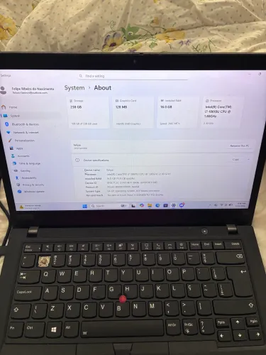 Notebook Lenovo 16gb I7 Vpro
