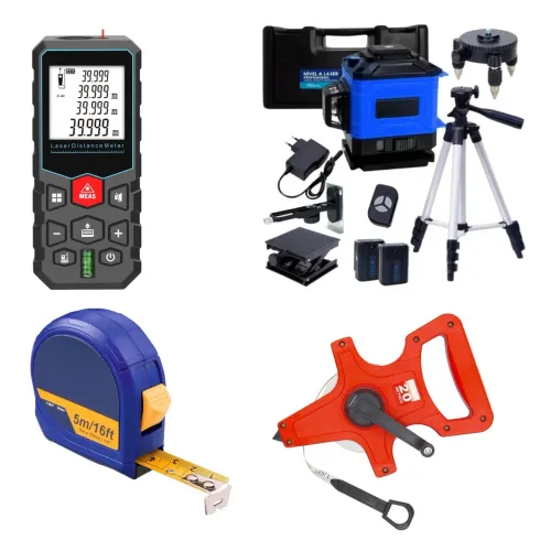 Kit para Levantamento ( Trena Laser, Trena Manual, Nível Laser, Trena Longa 20m) R$120/dia