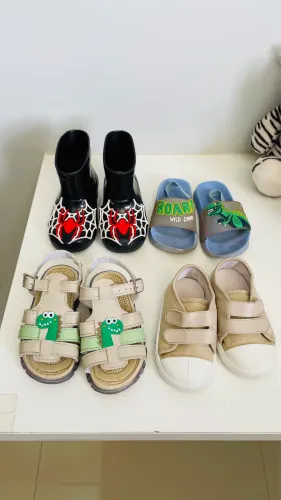 Kit Sapato Criança Infantil Bebê 