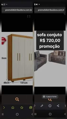 ROUPEIRO Flórida 4 Portas 3 Gavetas MDF Amadeirado-Off White - TIGUS 