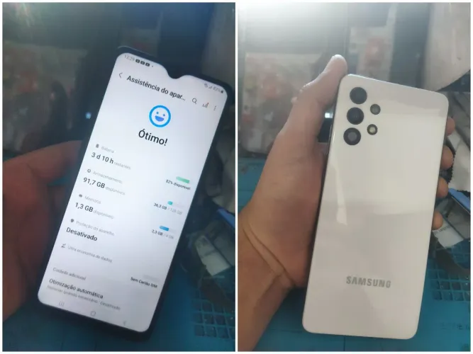 SAMSUNG 128GB A32 SEMI NOVO( somos uma loja)
