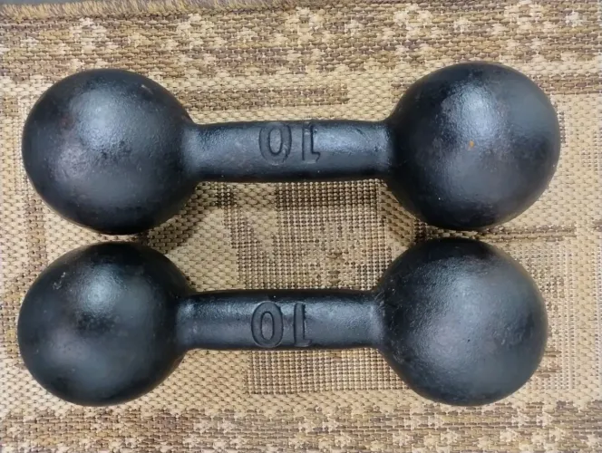 Par de Halteres de 10Kg
