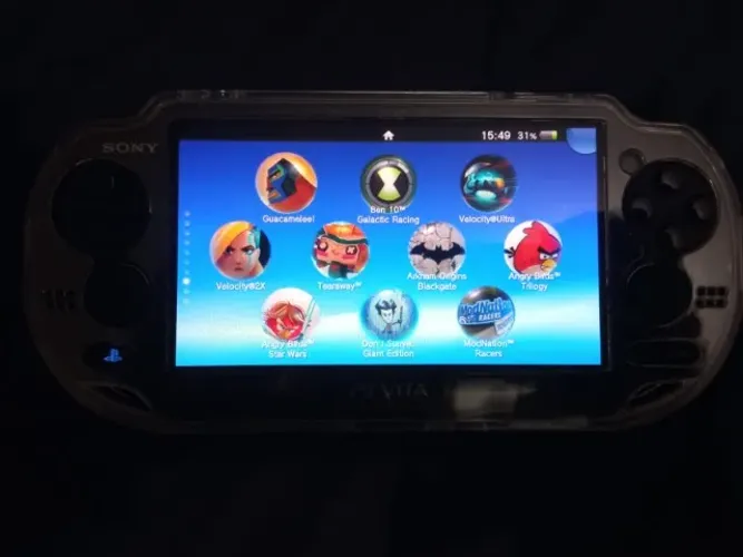  Ps Vita, Desb, 2000 Jogos, Cartão de memoria, Carregador, Case, Parcelo, Aceito troca