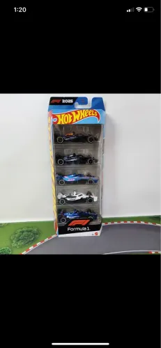 Hot wheels F-1 2025 pack com 5 miniaturas