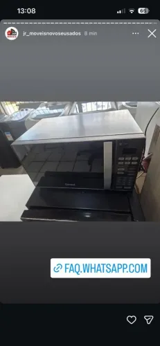 Microondas funcionando perfeitamente