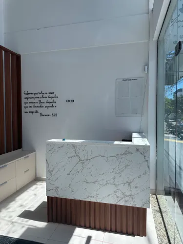 Balcão para recepção planejado 