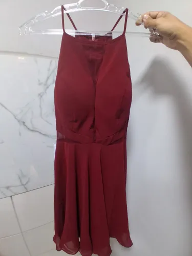 Vestido Tam. P - Vinho Festa