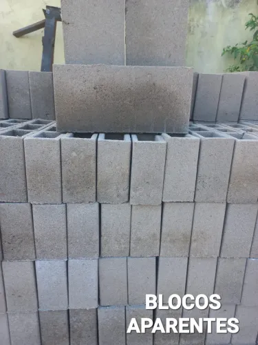 Blocos de 09x19x39 tipo aparente R$ 2,95