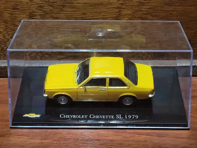 Chevette SL 1979 - Coleção Chevrolet Collection - Carrinho Miniatura 1/43