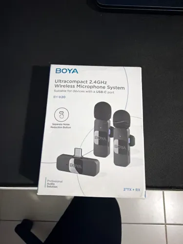 Microfone BOYA NOVO