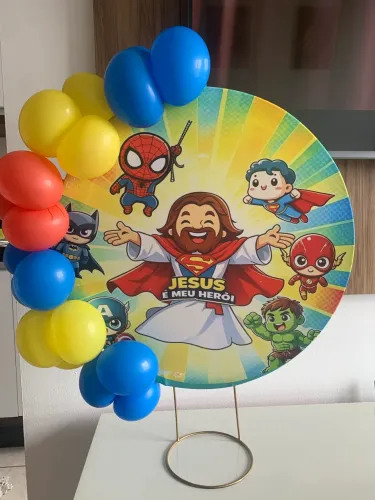 Capa para painel de mesa ?Jesus o maior Herói ?