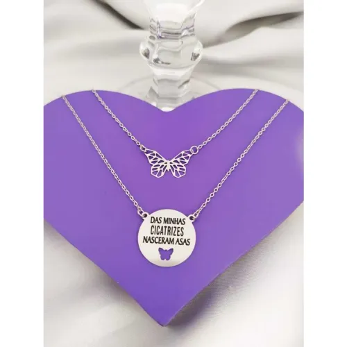 Escapulário aço inox 