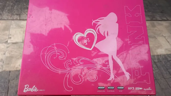 Aparelho de dvd Barbie 