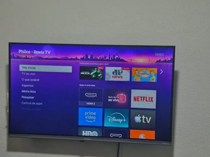 Smart tv philco 32 polegadas usada 4 meses novíssima