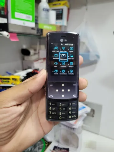 LG KF510 Stardust - Celular Antigo de Coleção Slider Retrô Raro Clássico Vintage