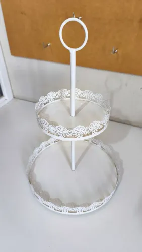 Suporte mesa de festa duas bases para sobremesas 