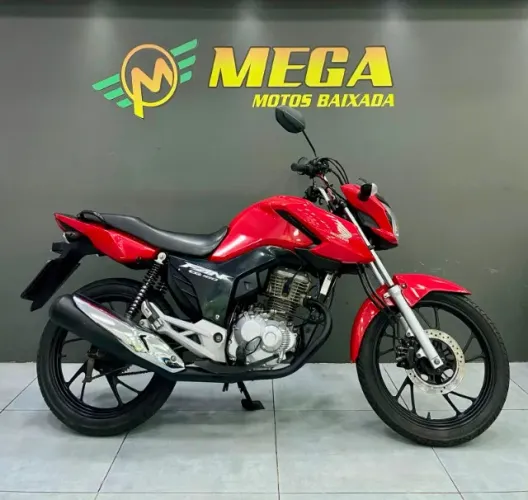 Honda Cg 160 Fan 2024 Vermelha