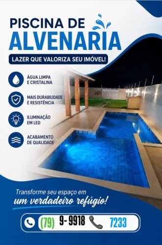 Piscina de alvenaria