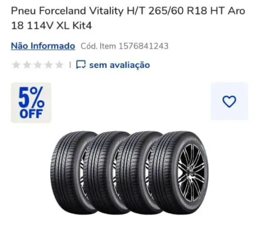 Pneu Hillux Marca forceland HT 265/60 R18