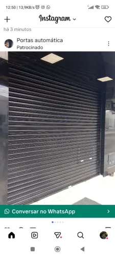 portas automáticas de enrolar 