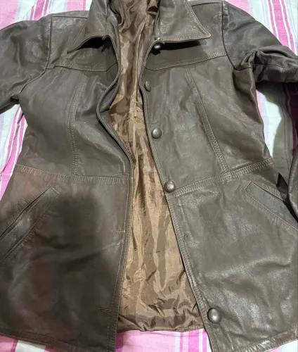 Jaqueta couro feminina M