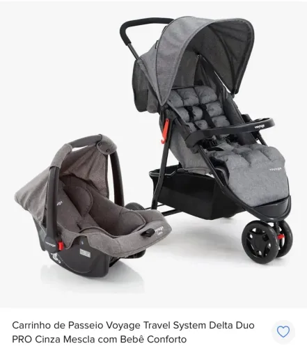 KIT CARRINHO + BEBÊ CONFORTO 1.000 por 299,90