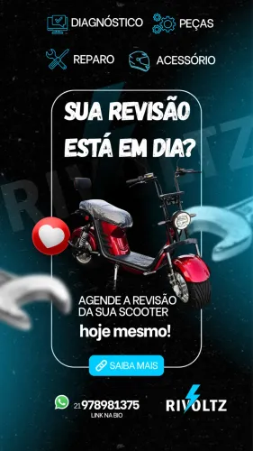 Oficina Especializada de motos elétricas 