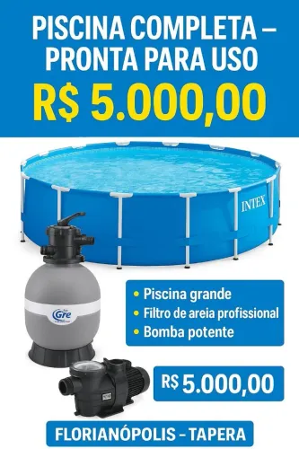 Piscina 10x sem juros 