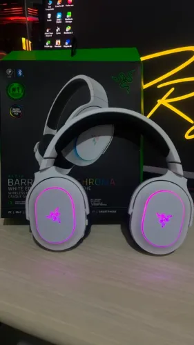 Razer Barracuda X Chroma Branco Sem Fio - Estado de Novo