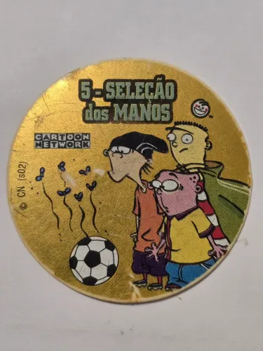Tazo Copa Toon Ouro Número 5 Elma Chips 